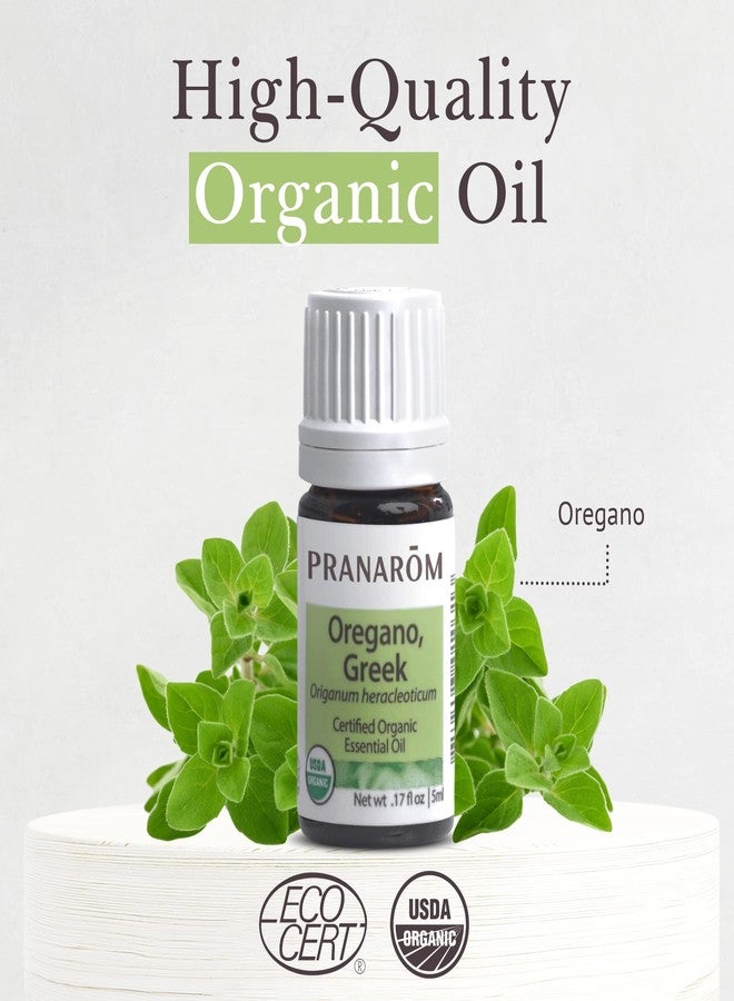 Pranarom - Oregano Essential Oil (5ml) - 100% Pure Natural Therapeutic Grade Essential Oil for Diffusing and Cleaning | USDA and ECOCERT Certified Organic - Image 3
